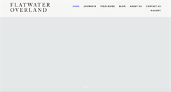 Desktop Screenshot of flatwateroverland.com